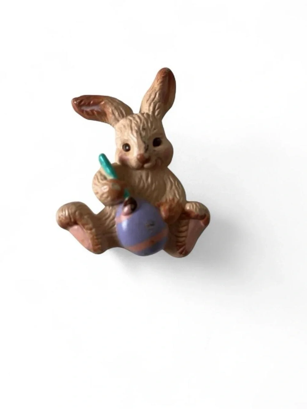 Vintage 1986 Hallmark Easter Bunny Egg Brooch Pin